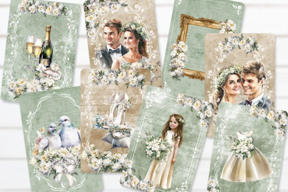 Download Bohemian Wedding Cards for Card Making - Premium Resources