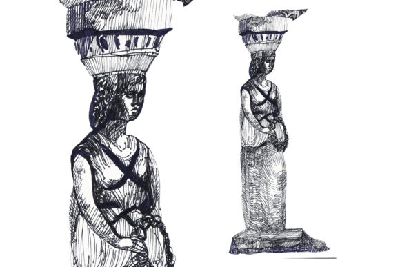 Download Goddess Sculpture - Graphic Ink Clipart - Graphic Collection