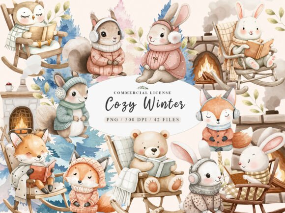 Download Christmas Enchanted Forest Animals PNG - Enchanted forest Collection